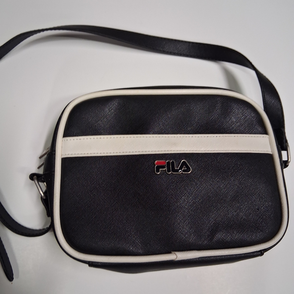 Fila Black and White Crossbody Bag